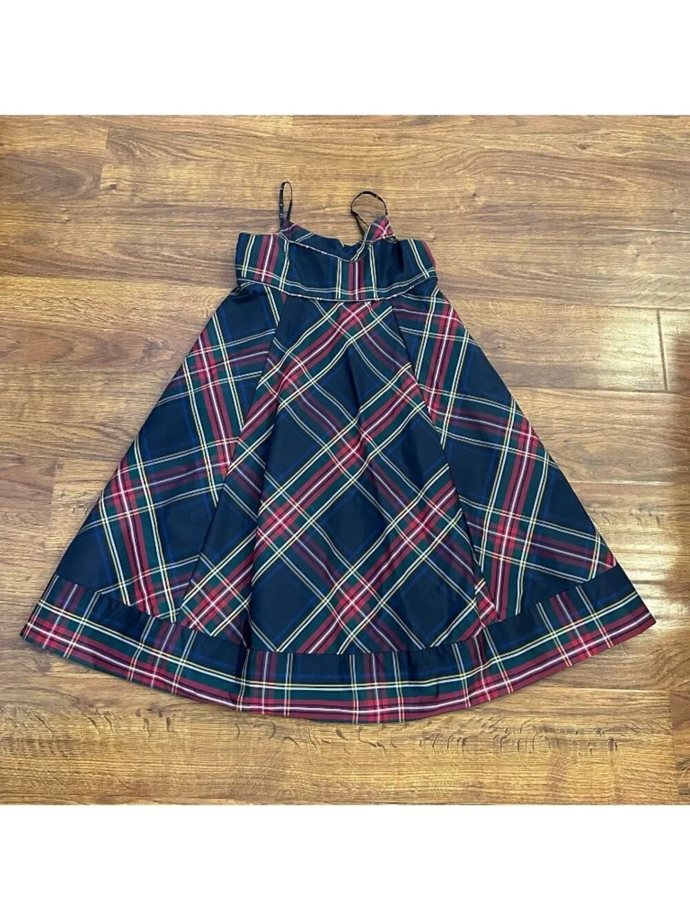 NWT Gap Kids holiday plaid teacup maxi dress XL